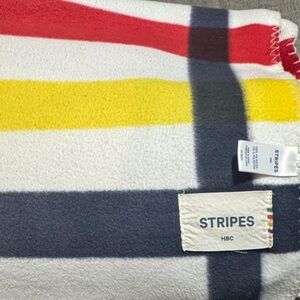 STRIPES HBC Multicolor Striped Throw Blanket